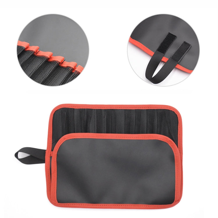 Straßen-Unterköder-Werkzeugtasche Angelzubehör Tragbare Aufbewahrungstasche Wasserdicht Faltbare Bleitasche, Rot Schwarz, Gelb Schwarz