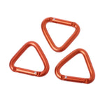 2 Stück Dreieck Karabiner Outdoor Camping Wandern Schlüsselanhänger Schnapphaken Kessel Schnalle Karabiner Zubehör