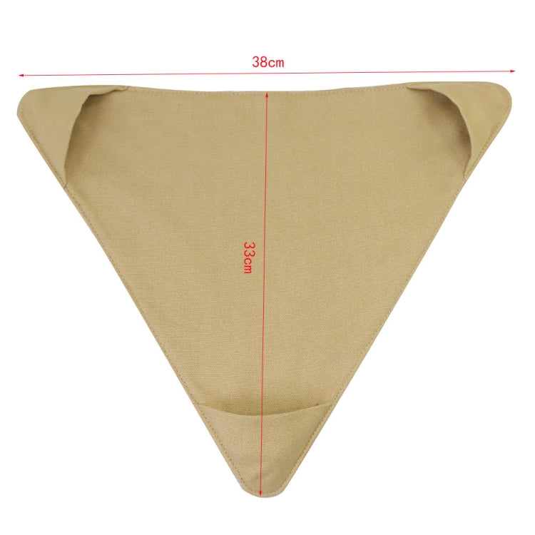 Outdoor Dreieckshocker Camp Wasserdichtes Canvas Tragbarer DIY Stuhl Skorpion Angelhocker, Schwarz, Khaki, Armeegrün, Braun