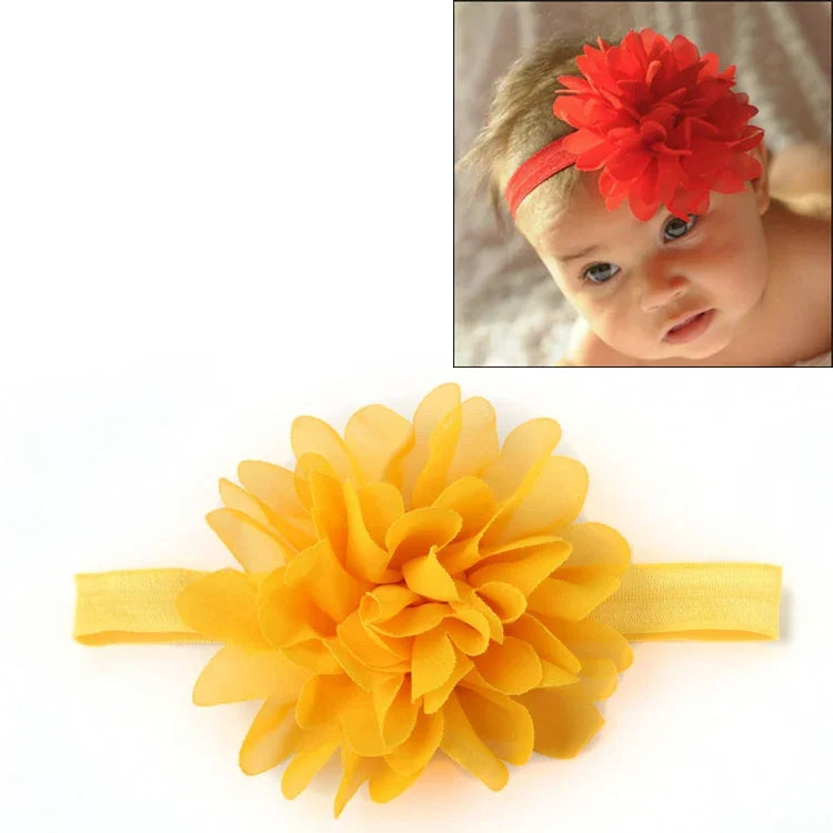 Elastisches Haarband für Babys und Mädchen, Kinderhaarschmuck, Blumenstirnband
