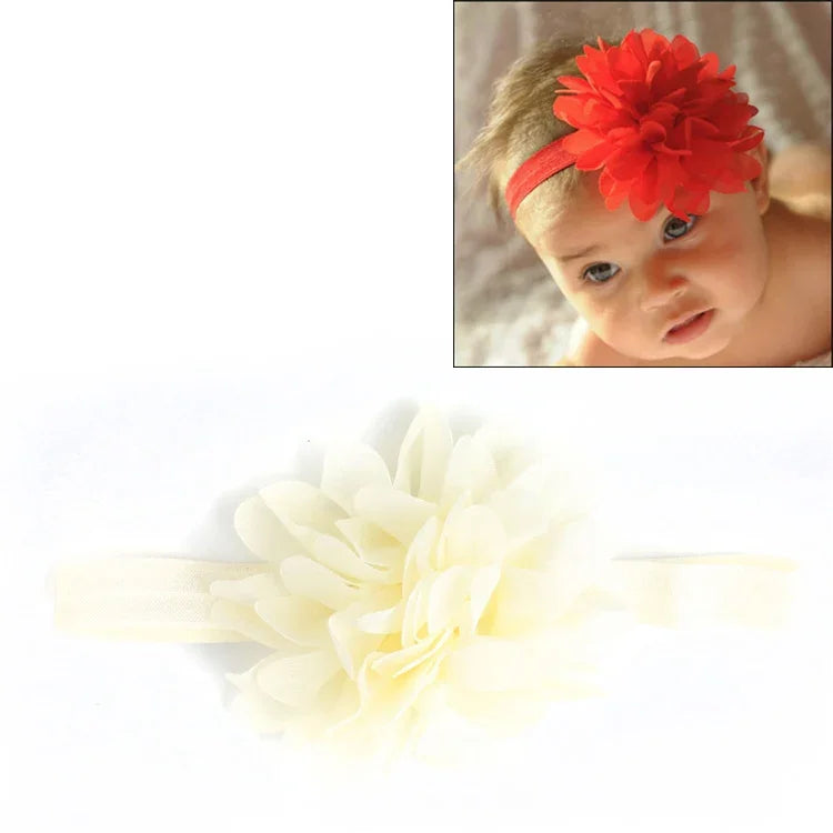 Elastisches Haarband für Babys und Mädchen, Kinderhaarschmuck, Blumenstirnband