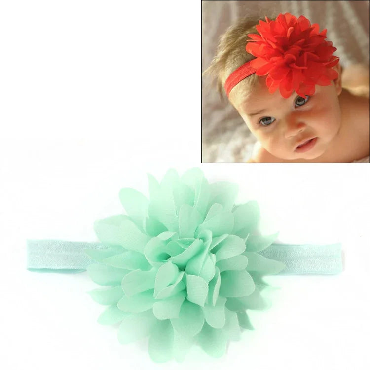 Elastisches Haarband für Babys und Mädchen, Kinderhaarschmuck, Blumenstirnband