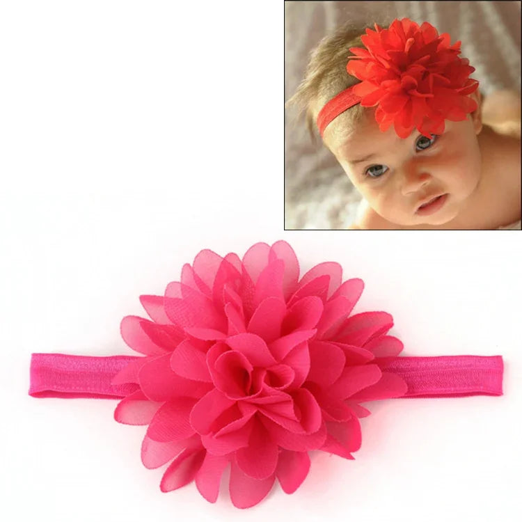 Elastisches Haarband für Babys und Mädchen, Kinderhaarschmuck, Blumenstirnband