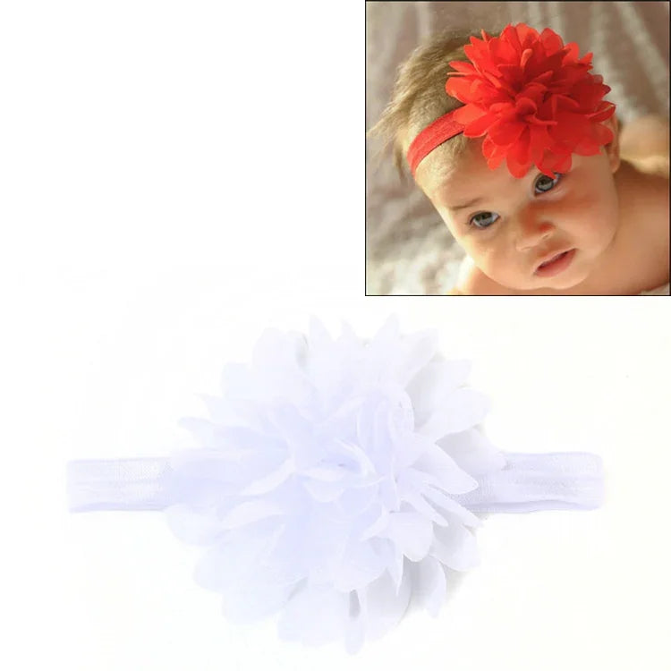 Elastisches Haarband für Babys und Mädchen, Kinderhaarschmuck, Blumenstirnband
