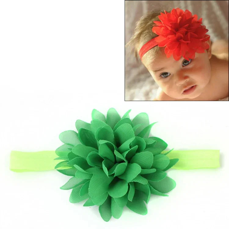 Elastisches Haarband für Babys und Mädchen, Kinderhaarschmuck, Blumenstirnband