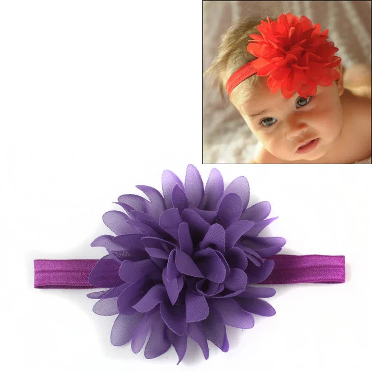 Elastisches Haarband für Babys und Mädchen, Kinderhaarschmuck, Blumenstirnband