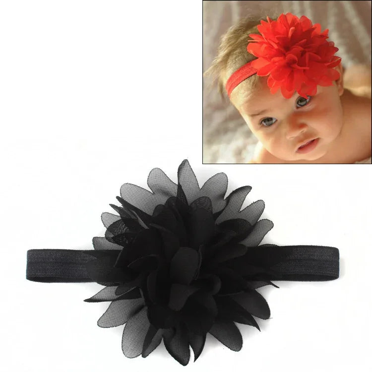 Elastisches Haarband für Babys und Mädchen, Kinderhaarschmuck, Blumenstirnband