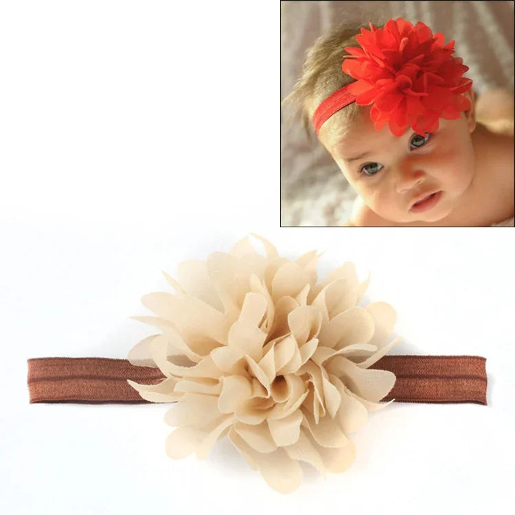 Elastisches Haarband für Babys und Mädchen, Kinderhaarschmuck, Blumenstirnband
