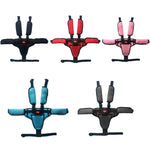 Baby-Esszimmerstuhl Kinderwagen Sicherheitsgurt Fünf-Punkt Typ-A-Version + fester Gurt + dickes Schulterpolster + großer Schrittschutz, Schwarz, Rot, Rosa, Himmelblau, Grau