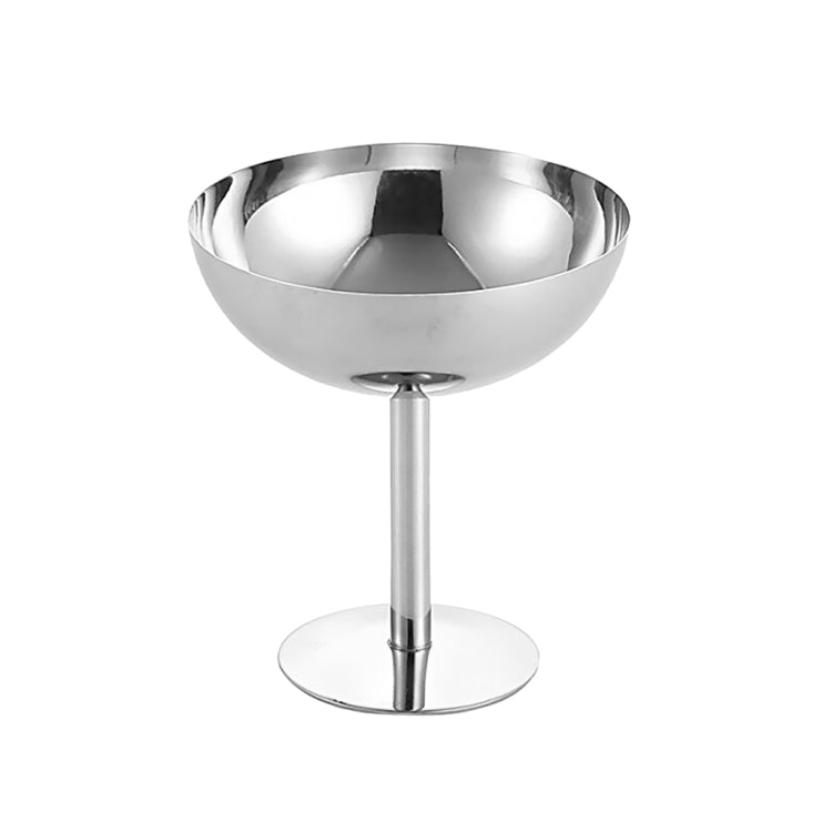 Edelstahl-Eisbecher Eisbecher Weinkelch für die Bar, Spezifikation：, A Kurz, B Hoch