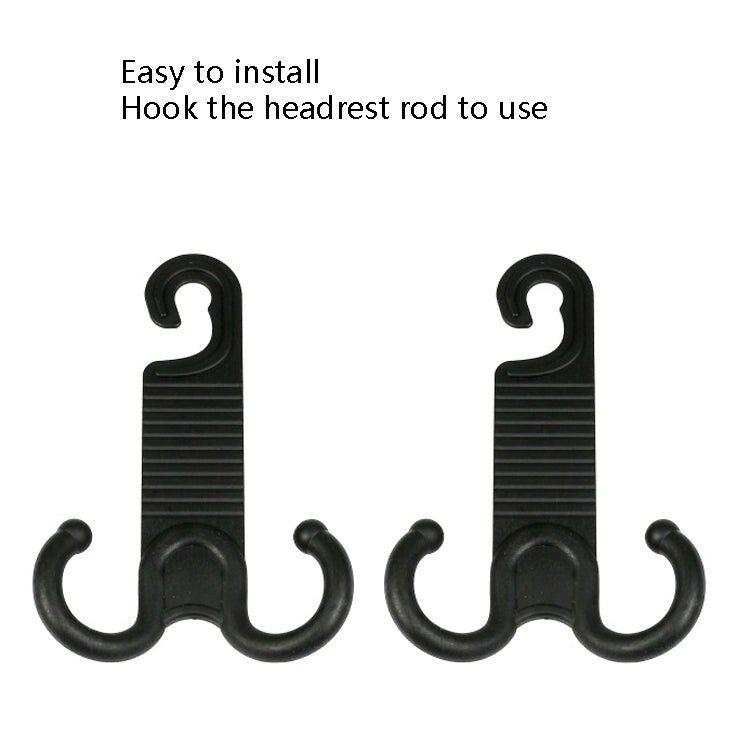 2 Pairs Car Chair Back Tough Invisible Car Hook Portable Installation Does Not Hurt Car Hook, 2 Pairs Car Hook
