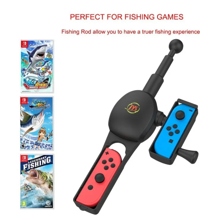JYS NS192 Angelruten-Spielgriff-Zubehör für Nintendo Switch, NS192