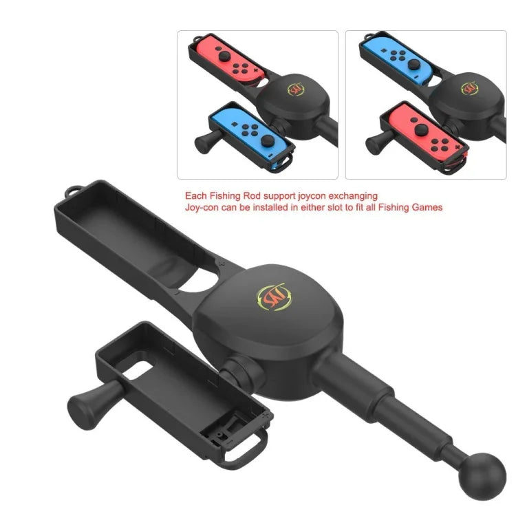 JYS NS192 Angelruten-Spielgriff-Zubehör für Nintendo Switch, NS192