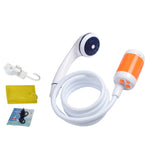 LLT-ES01 Elektrische Haustierdusche für Camping und Outdoor, Stil:, Standard (Orange-Weiß), Standard (Himmelblau), Standard (Pink), High Match (Orange-Weiß), High Match (Himmelblau), High Match (Pink)