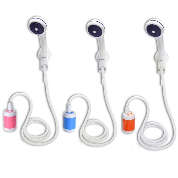 LLT-ES01 Elektrische Haustierdusche für Camping und Outdoor, Stil:, Standard (Orange-Weiß), Standard (Himmelblau), Standard (Pink), High Match (Orange-Weiß), High Match (Himmelblau), High Match (Pink)