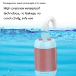 LLT-ES01 Elektrische Haustierdusche für Camping und Outdoor, Stil:, Standard (Orange-Weiß), Standard (Himmelblau), Standard (Pink), High Match (Orange-Weiß), High Match (Himmelblau), High Match (Pink)