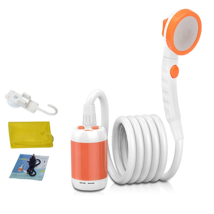 LLT-ES01 Elektrische Haustierdusche für Camping und Outdoor, Stil:, Standard (Orange-Weiß), Standard (Himmelblau), Standard (Pink), High Match (Orange-Weiß), High Match (Himmelblau), High Match (Pink)