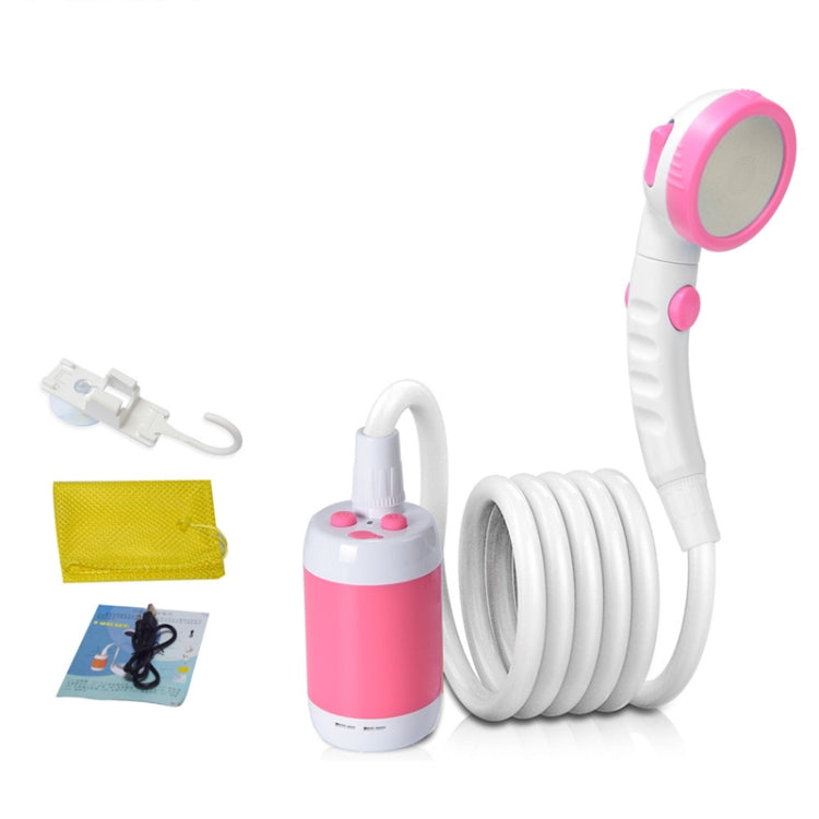 LLT-ES01 Elektrische Haustierdusche für Camping und Outdoor, Stil:, Standard (Orange-Weiß), Standard (Himmelblau), Standard (Pink), High Match (Orange-Weiß), High Match (Himmelblau), High Match (Pink)