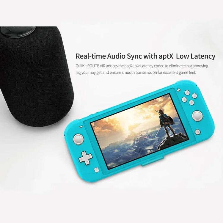 Gulikit Bluetooth-Audioadapter für Nintendo Switch, Modelle: NS07 Rot, NS07 Blau, NS07 Schwarz, NS07 PRO Schwarz, NS07 PRO Eisblau