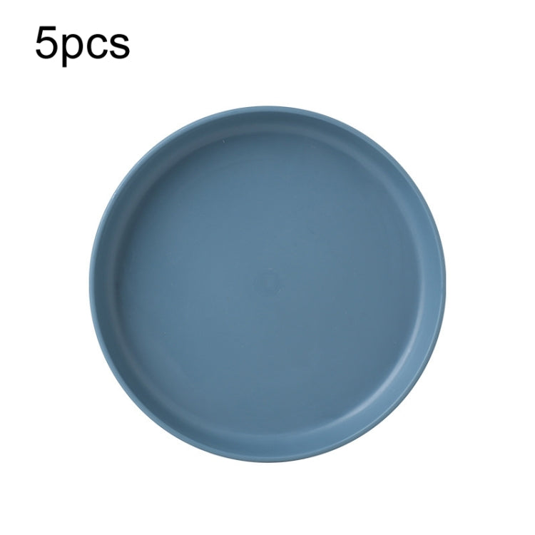 5er-Set Haushalt 6 Zoll kleiner Teller aus Kunststoff Snack Kuchen Teller Esstisch Abfalleimer