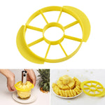 2 Stück Ananasschäler und -schneider aus Edelstahl, Obstschneider Küchenwerkzeuge, Ananas-Entkerner und -Schneider (schwarzer Griff), Ananas-Entkerner und -Schneider (gelber Griff)