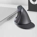 DELUX M618 Vertikale Handmaus mit 6 Tasten, ergonomisch, kabelgebunden, Kabellänge: 1,5 m