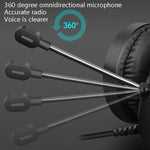 Smailwolf AK3 Headset Gaming-Kopfhörer Kabelgebunden Leuchtendes Desktop-Computer-Headset, Stil:, 3,5 mm Doppelklinke Schwarz, USB-Einzelklinke Schwarz