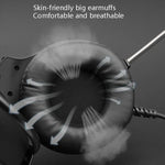 Smailwolf AK3 Headset Gaming-Kopfhörer Kabelgebunden Leuchtendes Desktop-Computer-Headset, Stil:, 3,5 mm Doppelklinke Schwarz, USB-Einzelklinke Schwarz