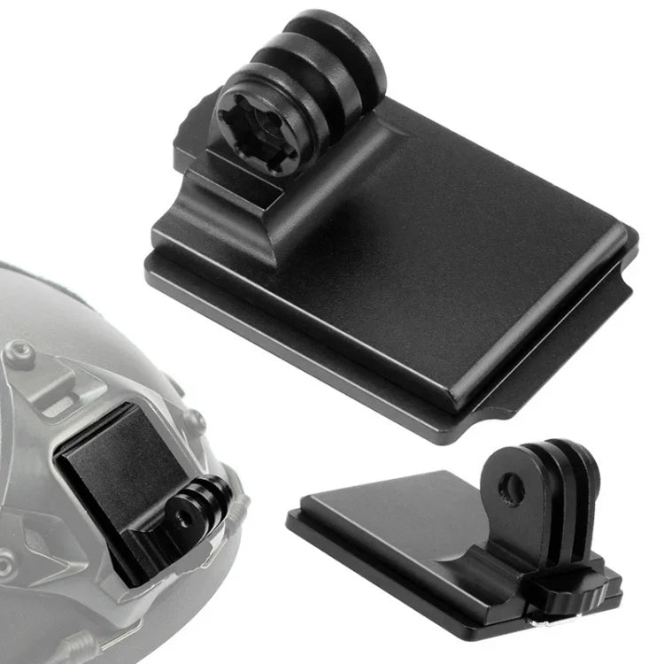 Helm-Basisadapter, feste Halterung, Jagd-CS-NVG-Halterung für GoPro HERO9 Black / HERO8 Black / 7 / 6 / 5 / 5 Session / 4 Session / 4 / 3+ / 3 / 2 / 1, DJI Osmo Action, Xiaoyi und andere Action-Kameras, verbesserte Version, klassische Version