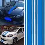 Car Hood Stickers Modified Racing Striped Ethylene Body Sticker