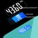 28cm Intelligente Elektronische Waage Digitale Personenwaage Haushaltswaage, Batterie, Aufladung