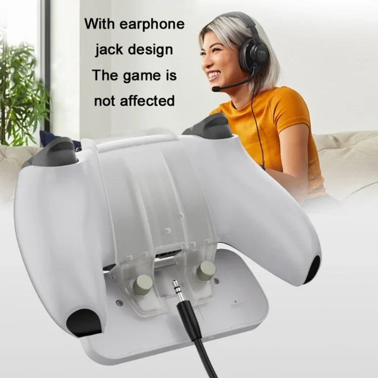 DOBE TP5-0556 Bluetooth-Tastatur, kabelloses Gamepad mit Kopfhöreranschluss für PS5, TP5-0556 Bluetooth-Tastatur