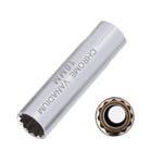 Car Spark Plug Sleeve Wrench Thin Flames Disassembly Tool, Specification:, 14mm (Shrapnel), 14mm (Magnetic), 16mm (Magnetic)