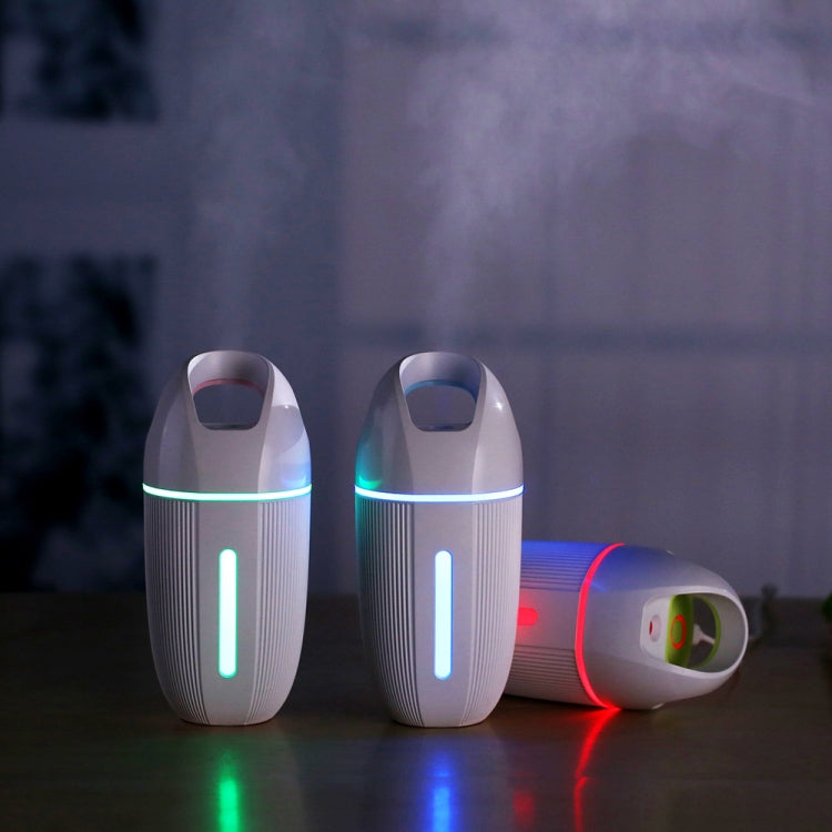 BD-MD1 Auto-Luftreiniger für Zuhause mit USB-Stecker, bunter Beleuchtungsbefeuchter, Rosa, Blau, Grün