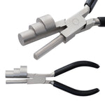 3-in-1 6 Zoll Flachmaul Rundnasen-Zange Mini DIY Schmuckzange Handwickelzange, 3-teilige Ausführung