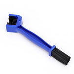 1 Set BG-7168 Fahrrad- und Motorrad-Reinigungsbürste Dreiseitige Kettenbürste, Farbe: Blau + Kleine Bürste, 5 Stück Rot, 5 Stück Blau, 5 Stück Schwarz, Rot + Kleine Bürste, Blau + Kleine Bürste