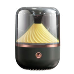 HX-930 Heimschlafzimmer Runder Spiegel Ätherisches Öl Aromatherapie-Gerät Ultraschall-Zerstäubung Feuchtigkeitsspray Luftbefeuchter, Schwarz, Weiß, Grün