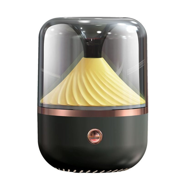 HX-930 Heimschlafzimmer Runder Spiegel Ätherisches Öl Aromatherapie-Gerät Ultraschall-Zerstäubung Feuchtigkeitsspray Luftbefeuchter, Schwarz, Weiß, Grün