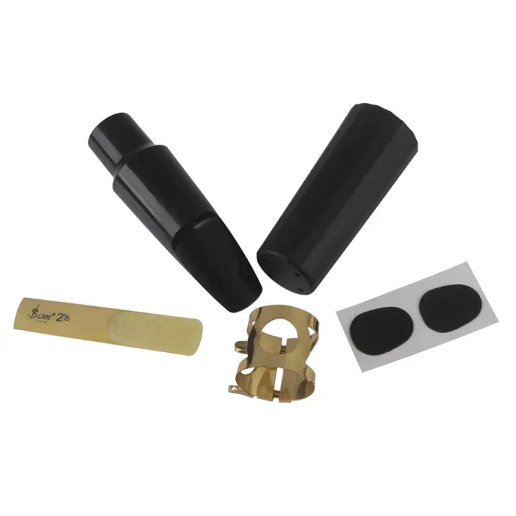 Saxophonmundstück + Hutclip, Zubehör für Blasinstrumente, Tenor, Alt, Diskant