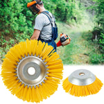 8 Zoll Nylon-Draht Unkrautentfernungsmaschinenkopf Schalenart Unkrautbürste, 8 Zoll Unkrautbürste