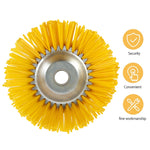 8 Zoll Nylon-Draht Unkrautentfernungsmaschinenkopf Schalenart Unkrautbürste, 8 Zoll Unkrautbürste