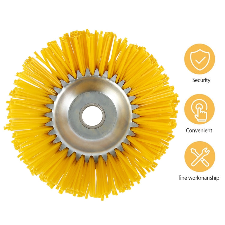 8 Zoll Nylon-Draht Unkrautentfernungsmaschinenkopf Schalenart Unkrautbürste, 8 Zoll Unkrautbürste