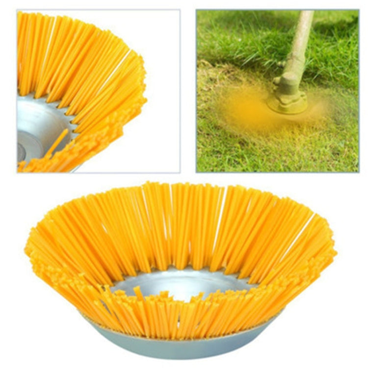 8 Zoll Nylon-Draht Unkrautentfernungsmaschinenkopf Schalenart Unkrautbürste, 8 Zoll Unkrautbürste