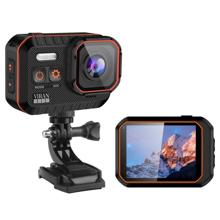 SC002-12 4K Outdoor Sportkamera WiFi Tauchen Wasserdichte Mini-Kamera, Schwarz