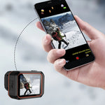 SC002-12 4K Outdoor Sportkamera WiFi Tauchen Wasserdichte Mini-Kamera, Schwarz
