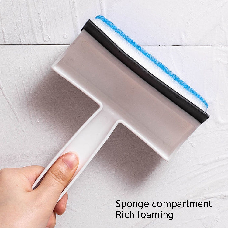 2-in-1 Fensterglasreinigungsbürste Staubfang-Fensterbürste Reinigungsabstreifer