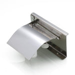 4103 Edelstahl-Rollenpapierhalter, Handy-Papiertuchhalter, Hotel-Badezimmerregal, Farbe: Spiegel, Schwarz