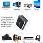 RAYEE K8 Bluetooth 5.0 Audio Empfänger & Sender 2-in-1 Adapter, unterstützt 2.1A Schnellladung U Disk, US-Stecker, K8