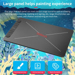 VEIKK VK1060PRO Digitales Grafiktablett Handgemaltes Board Elektronisches Zeichenbrett Kann mit Mobiltelefon verbunden werden, VK1060PRO