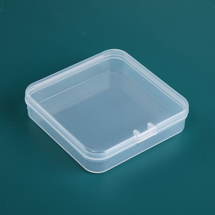 20 Stück quadratische Kunststoffbox mit Deckel, transparente Aufbewahrungsbox, PP-Teilewerkzeugbox, elektronische Komponenten-Zubehörbox, 20 Stück quadratisch